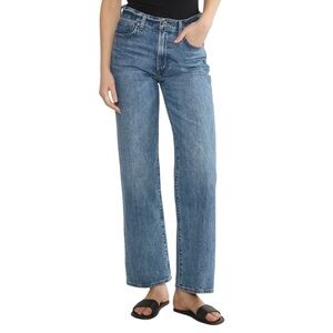 Aritzia Denim Forum Farrah High-Rise Wide Leg Jeans Blue Sz 23